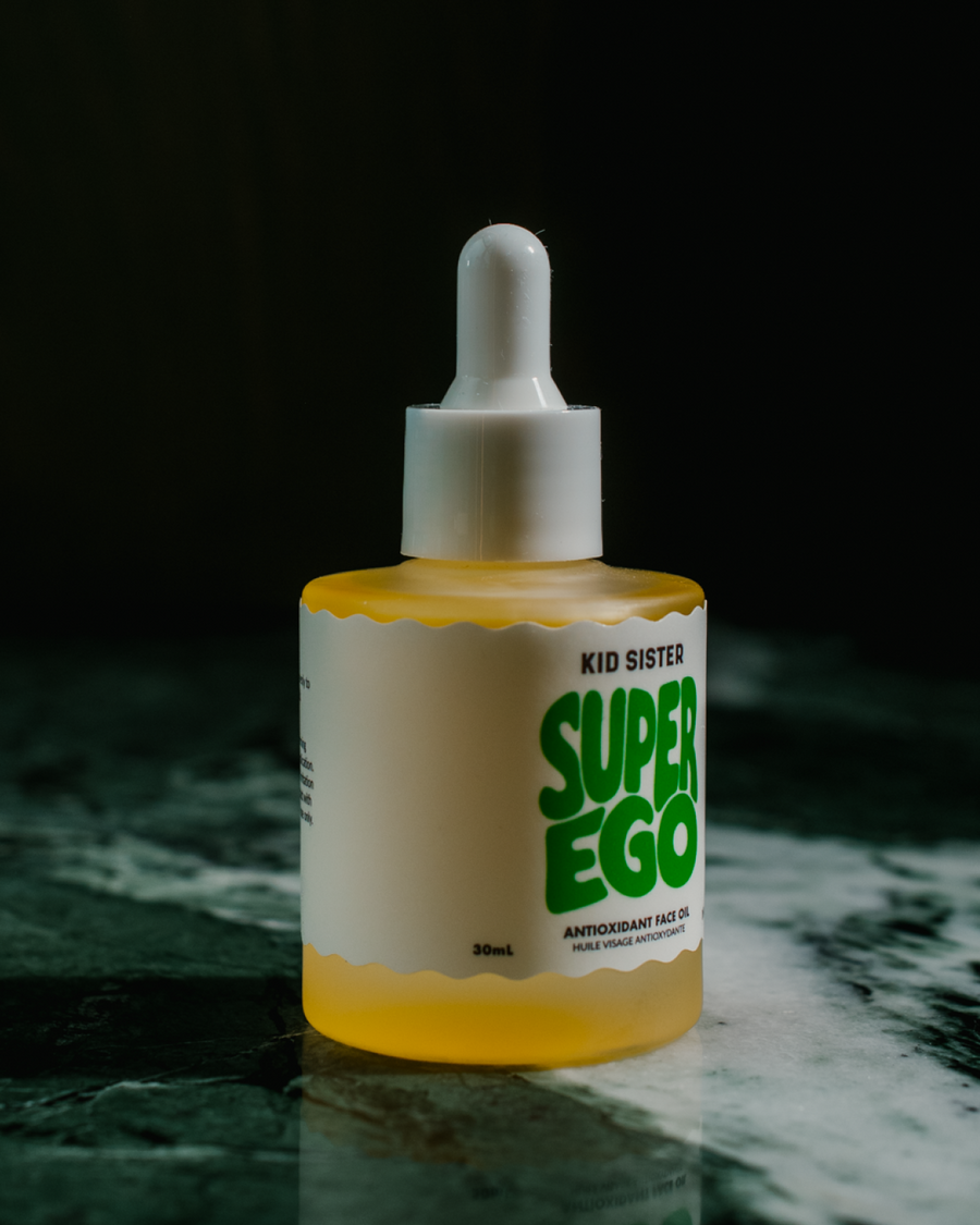 Kid Sister Super Ego Face Oil in bottle - Formula Fig