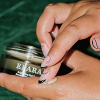 Close up of Ultra Rich Brightening Night Balm on hands.