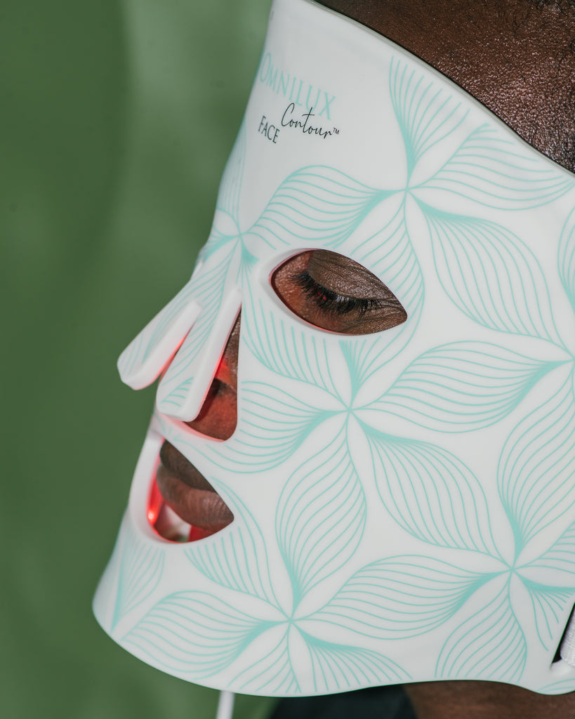 Close up of Omnilux Contour Face. 